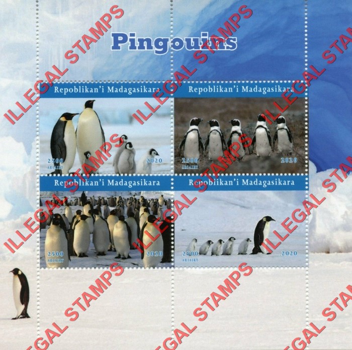 Madagascar Illegal Stamps 2020